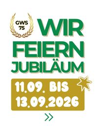 75-jähriges Jubiläum von GWS am Lindenberg vom 11. - 13.09.2026