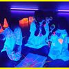 Vermietung von Schwarzlicht UV Blacklight für Licht-Experimente mit Schulklasse